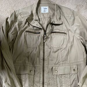 Sonoma 2X Tan Zip Up Jacket